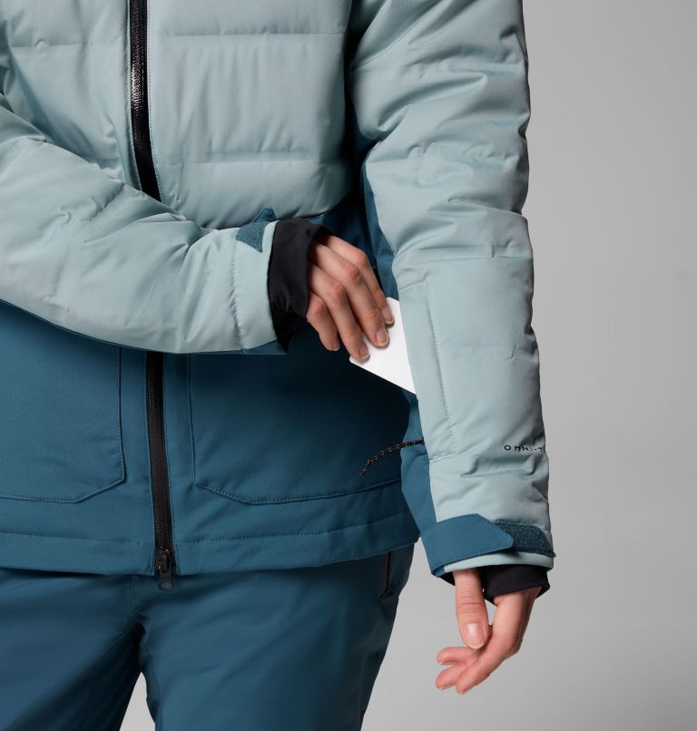 Women's Glacier Ridge Down Jacket, Color: Everblue, Crushed Blue, image 10
