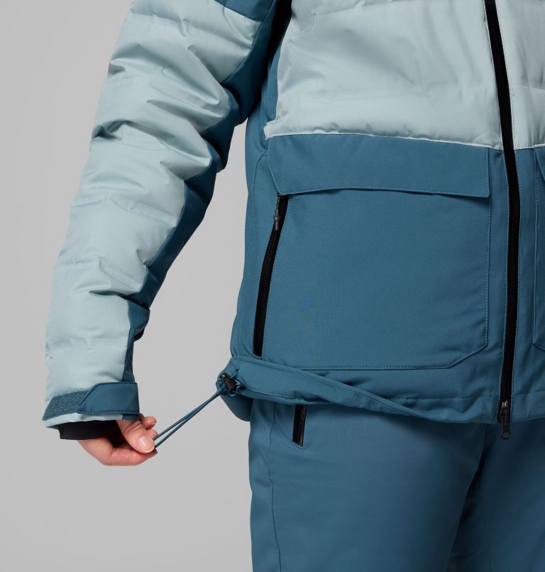 Women's Glacier Ridge Down Jacket, Color: Everblue, Crushed Blue, image 11