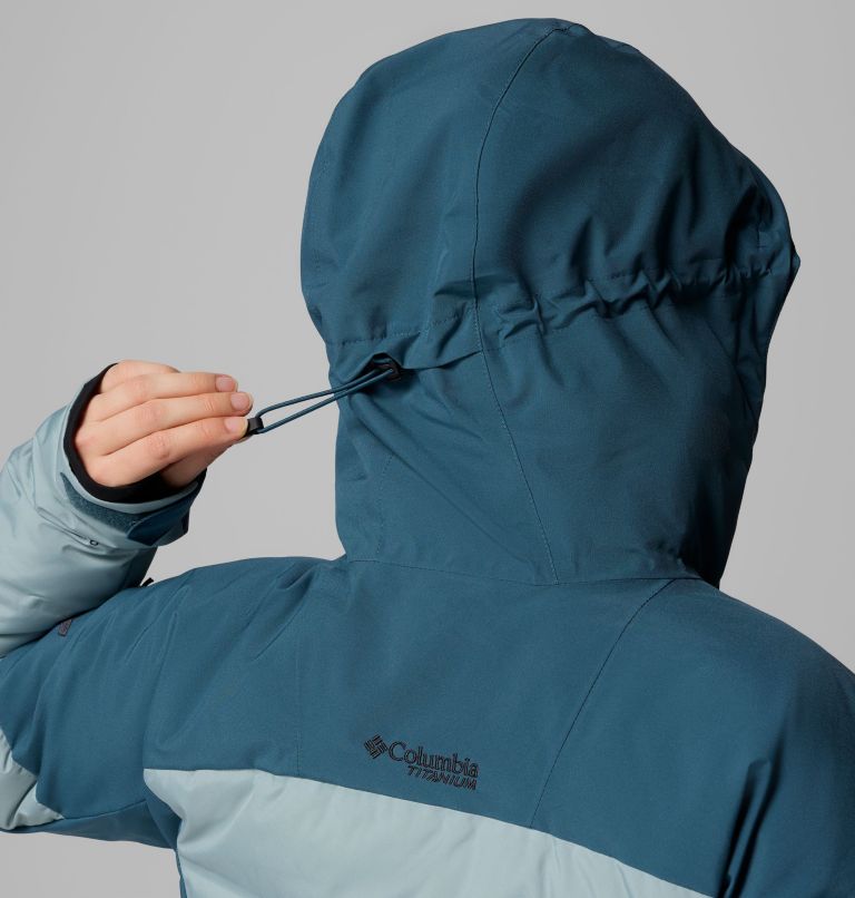 Women's Glacier Ridge Down Jacket, Color: Everblue, Crushed Blue, image 12
