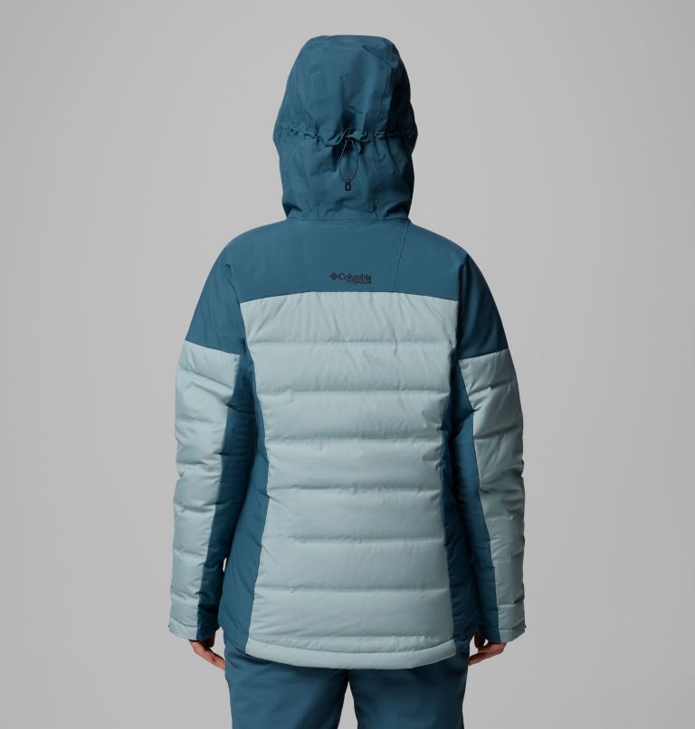 Women's Glacier Ridge Down Jacket, Color: Everblue, Crushed Blue, image 3