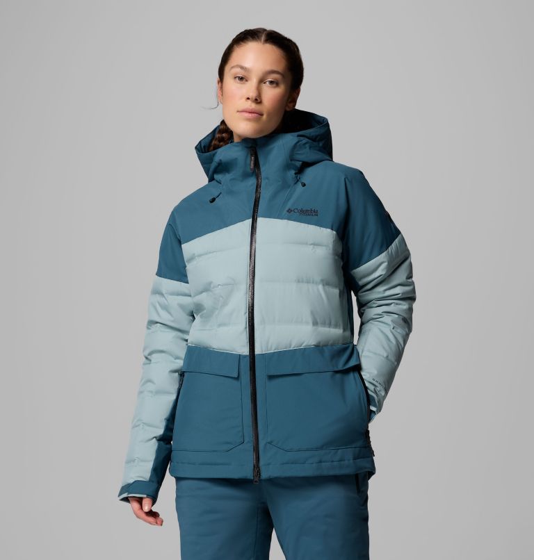 Women's Glacier Ridge Down Jacket, Color: Everblue, Crushed Blue, image 1