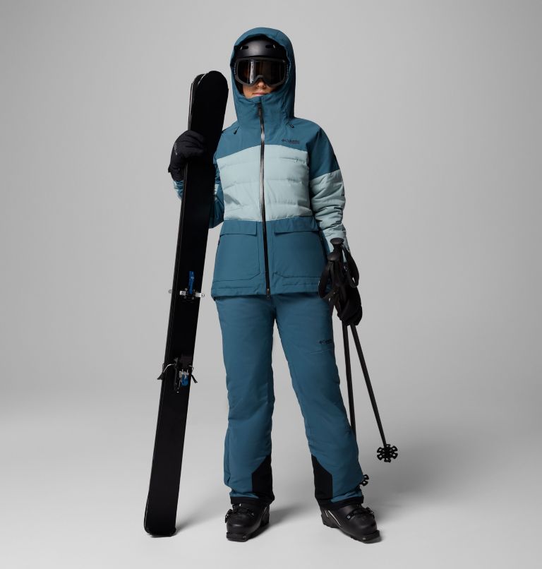 Women's Glacier Ridge Down Jacket, Color: Everblue, Crushed Blue, image 2