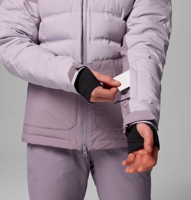 Women's Glacier Ridge Down Jacket, Color: Shale Purple, Lavender Pearl, image 10