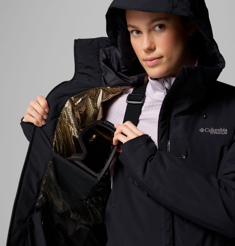 Highland Summit III isolierte wasserdichte Ski Jacke für Frauen, Color: Black, image 5