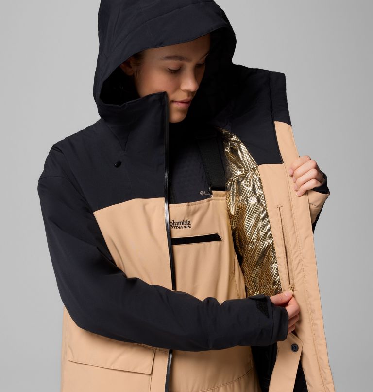 Highland Summit III isolierte wasserdichte Ski Jacke für Frauen, Color: Canoe, Black, image 6