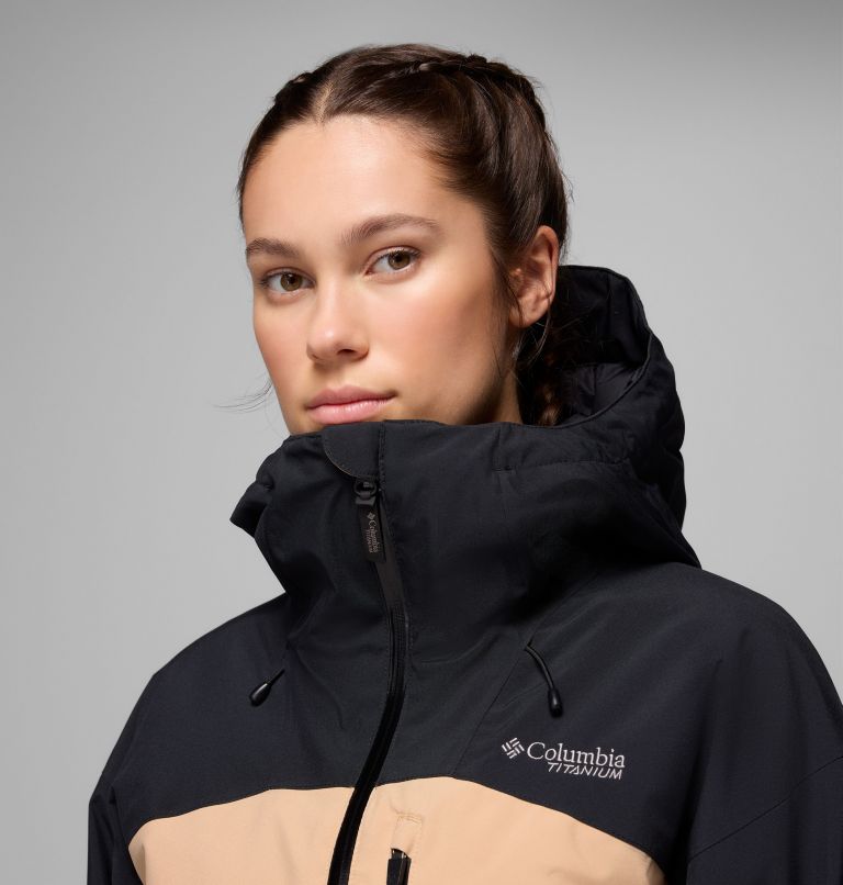 Highland Summit III isolierte wasserdichte Ski Jacke für Frauen, Color: Canoe, Black, image 8