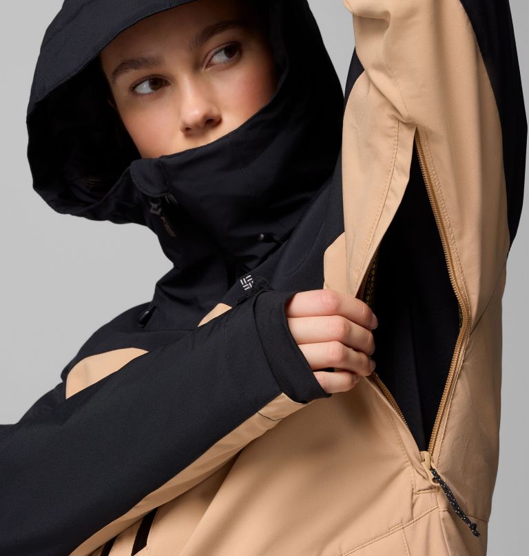 Highland Summit III isolierte wasserdichte Ski Jacke für Frauen, Color: Canoe, Black, image 9
