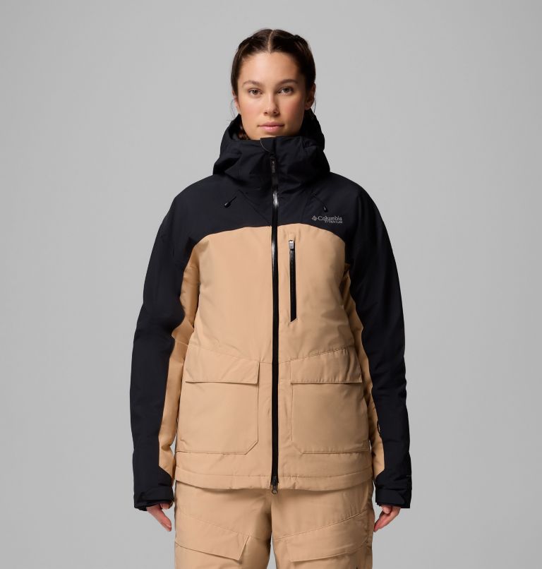 Highland Summit III isolierte wasserdichte Ski Jacke für Frauen, Color: Canoe, Black, image 1