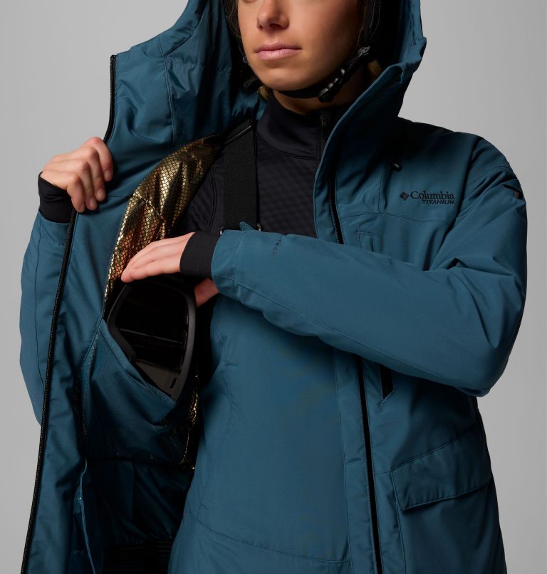 Highland Summit III isolierte wasserdichte Ski Jacke für Frauen, Color: Everblue, image 5