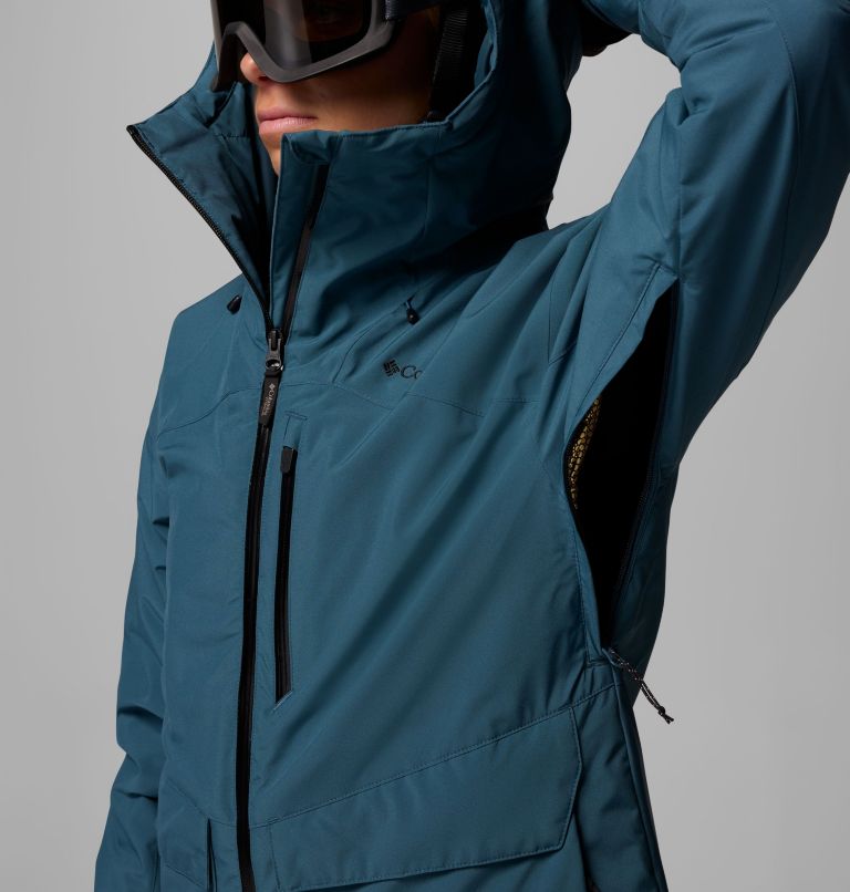 Highland Summit III isolierte wasserdichte Ski Jacke für Frauen, Color: Everblue, image 9