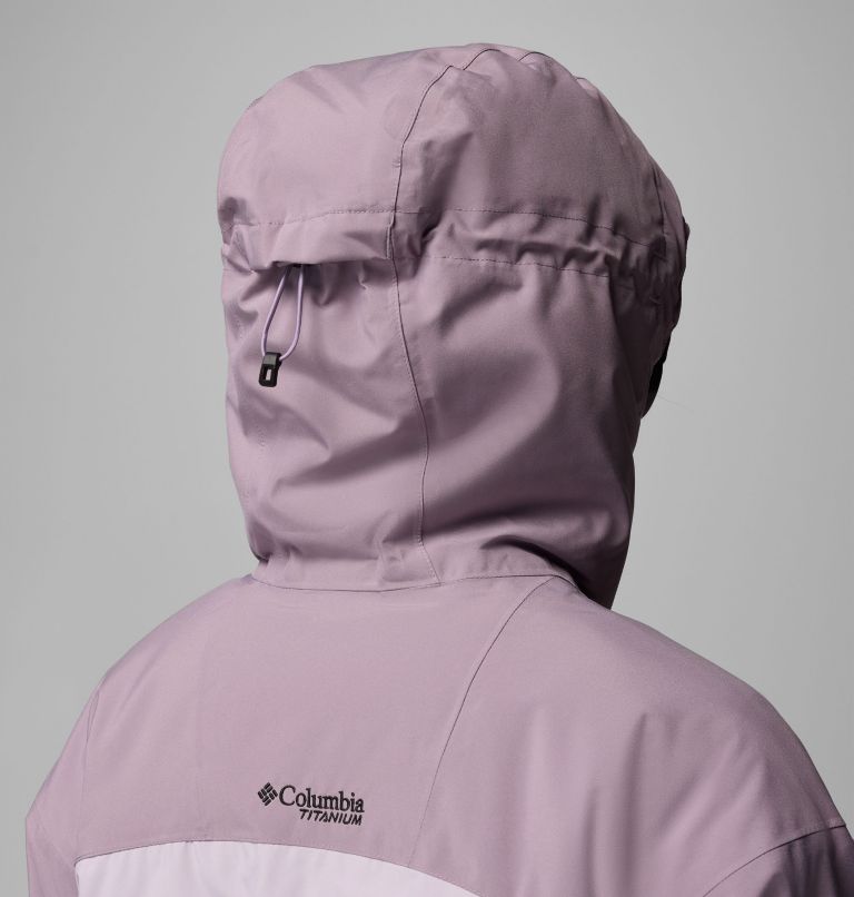 Women's Highland Summit III Insulated Waterproof Ski Jacket, Color: Lavender Pearl, Shale Purple, image 11