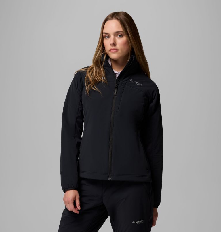 Women's Silver Leaf Lite Hybrid Jacket, Color: Black, image 4