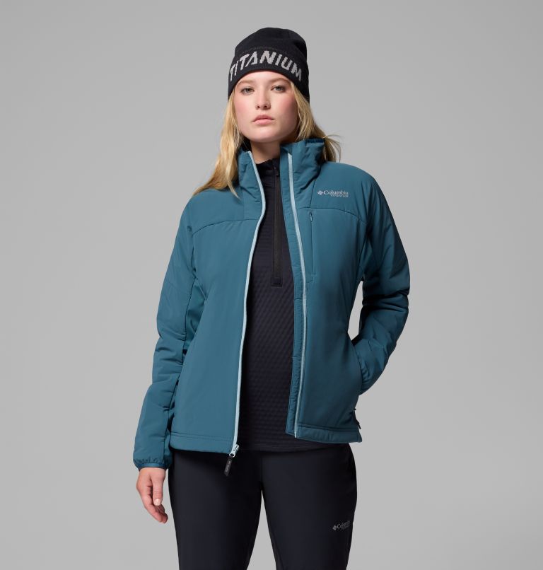 Women's Silver Leaf Lite Hybrid Jacket, Color: Everblue, image 5