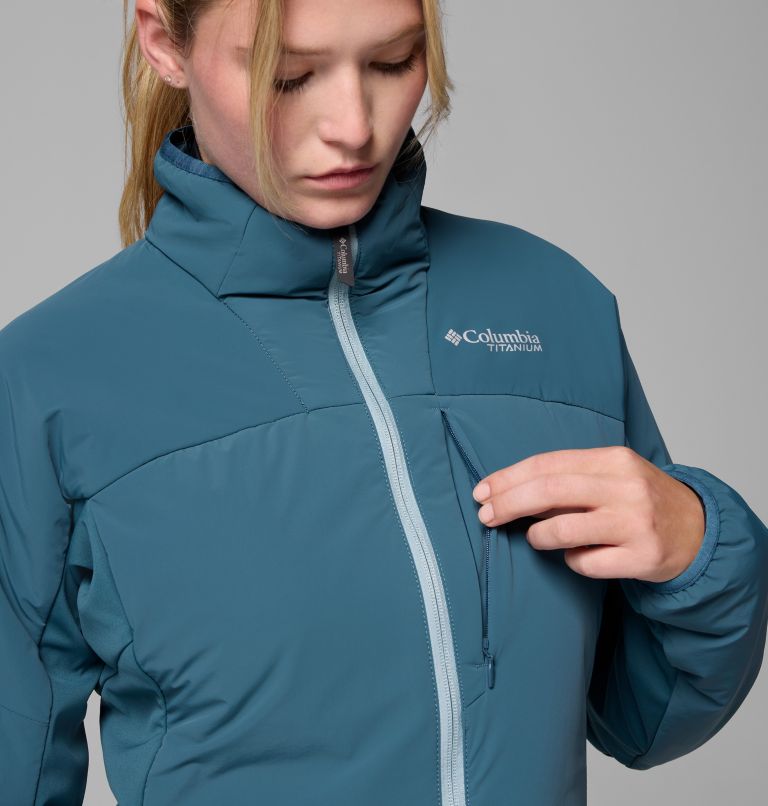 Women's Silver Leaf Lite Hybrid Jacket, Color: Everblue, image 6