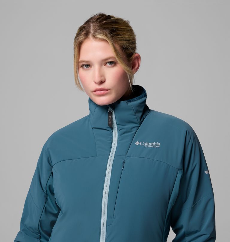 Women's Silver Leaf Lite Hybrid Jacket, Color: Everblue, image 7