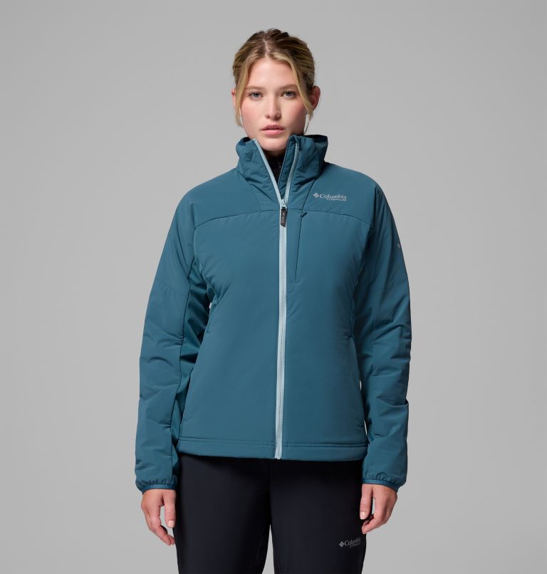Women's Silver Leaf Lite Hybrid Jacket, Color: Everblue, image 1