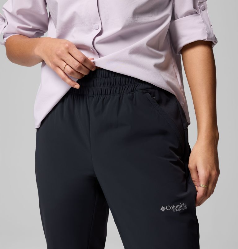 Women's Silver Leaf Lite Hybrid Pants, Color: Black, image 5