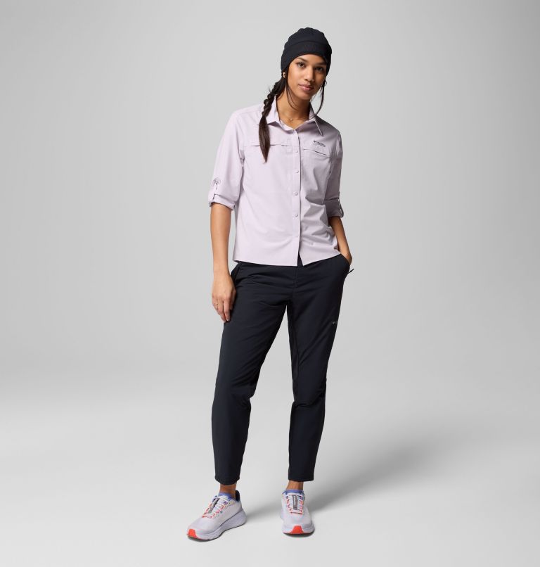 Women's Silver Leaf Lite Hybrid Pants, Color: Black, image 2
