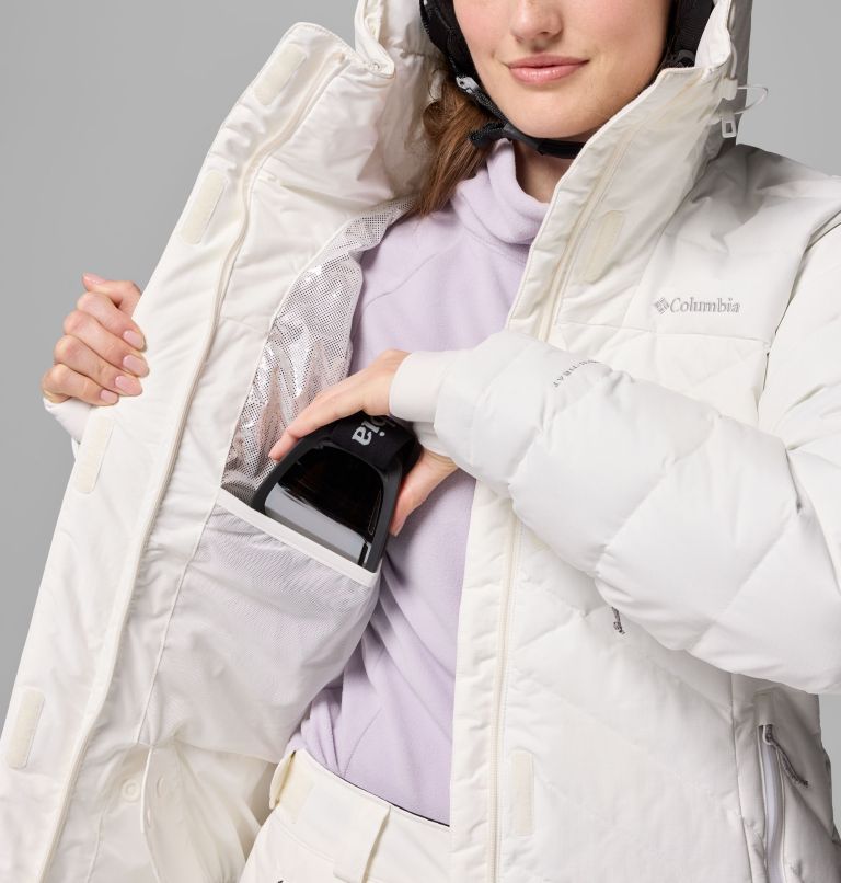 Lay D Daunen V Ski Jacke für Frauen, Color: Sea Salt, image 5