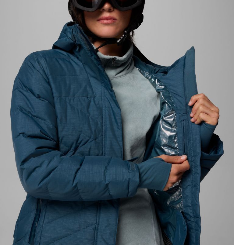 Lay D Daunen V Ski Jacke für Frauen, Color: Everblue, image 6