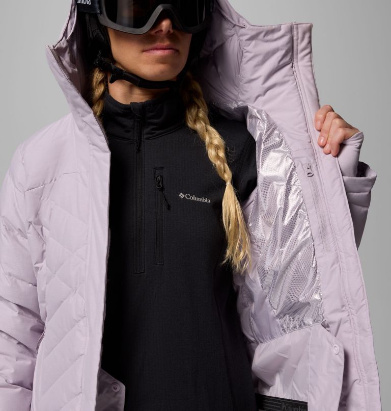 Lay D Daunen V Ski Jacke für Frauen, Color: Lavender Pearl, image 6