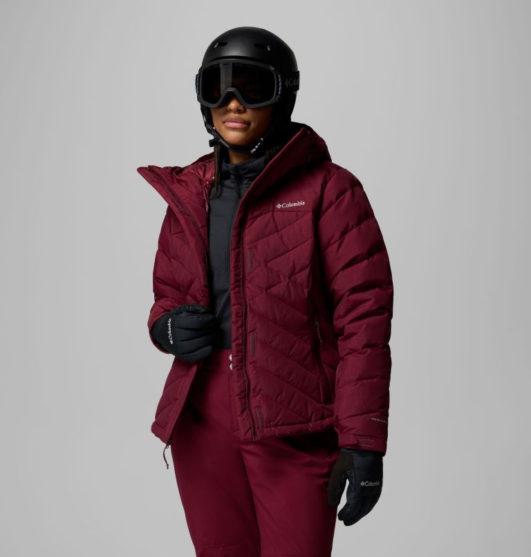 Lay D Daunen V Ski Jacke für Frauen, Color: Rich Wine, image 13