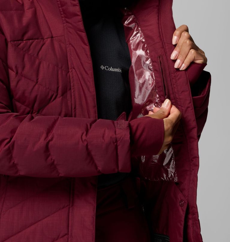 Lay D Daunen V Ski Jacke für Frauen, Color: Rich Wine, image 6