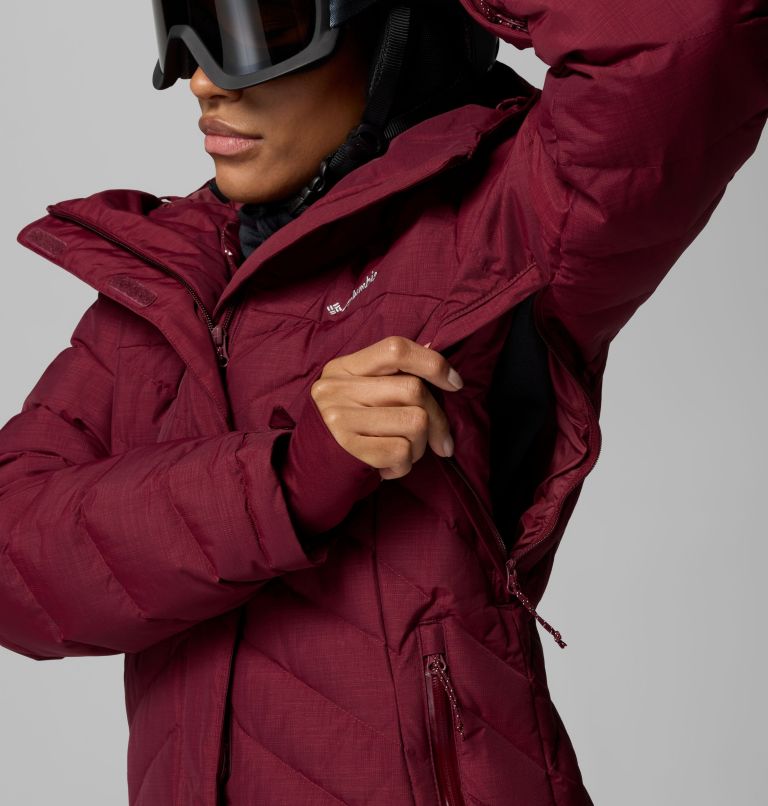 Lay D Daunen V Ski Jacke für Frauen, Color: Rich Wine, image 9