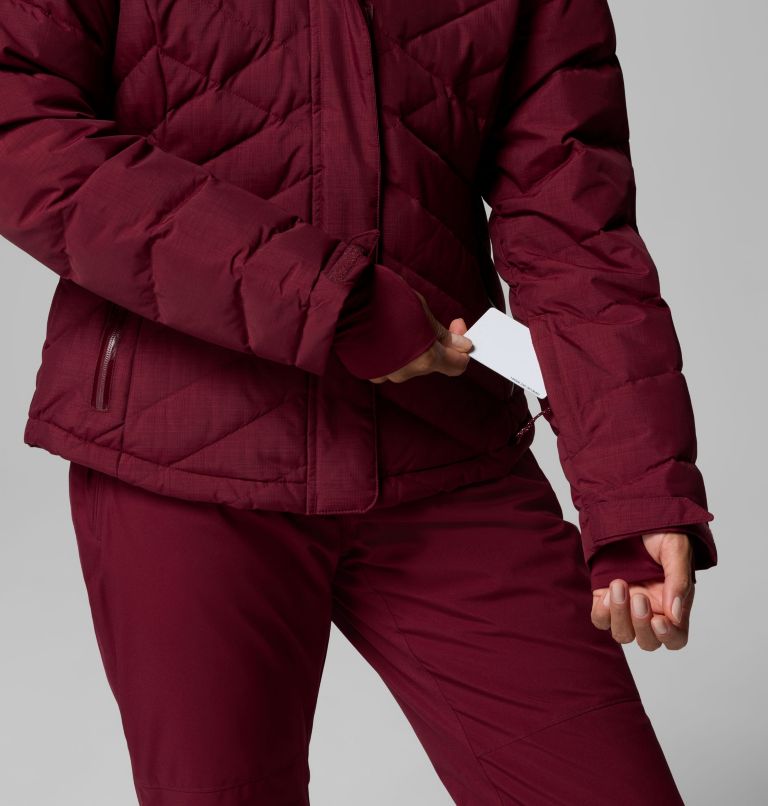 Lay D Daunen V Ski Jacke für Frauen, Color: Rich Wine, image 10