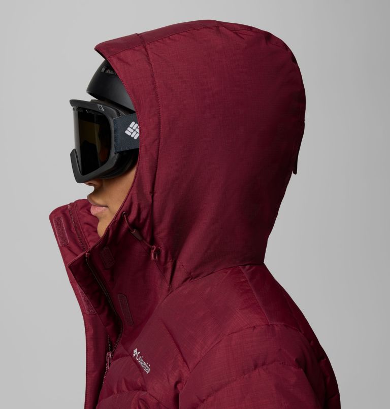 Lay D Daunen V Ski Jacke für Frauen, Color: Rich Wine, image 11