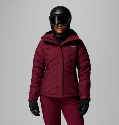 Women's Lay D Down V Jacket, Color: Rich Wine, image 7