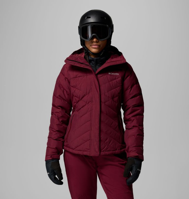 Lay D Daunen V Ski Jacke für Frauen, Color: Rich Wine, image 1