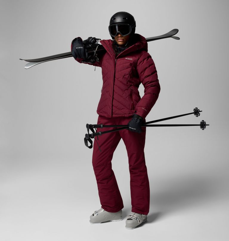 Lay D Daunen V Ski Jacke für Frauen, Color: Rich Wine, image 2