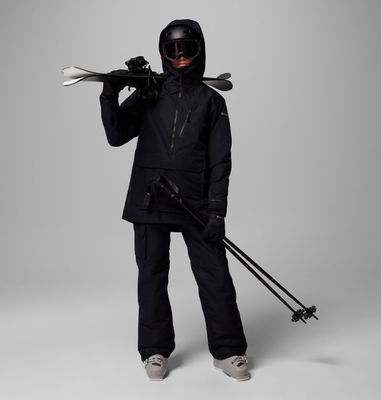 Coreshot wasserdichter isolierter Ski Anorak für Frauen, Color: Black, image 2