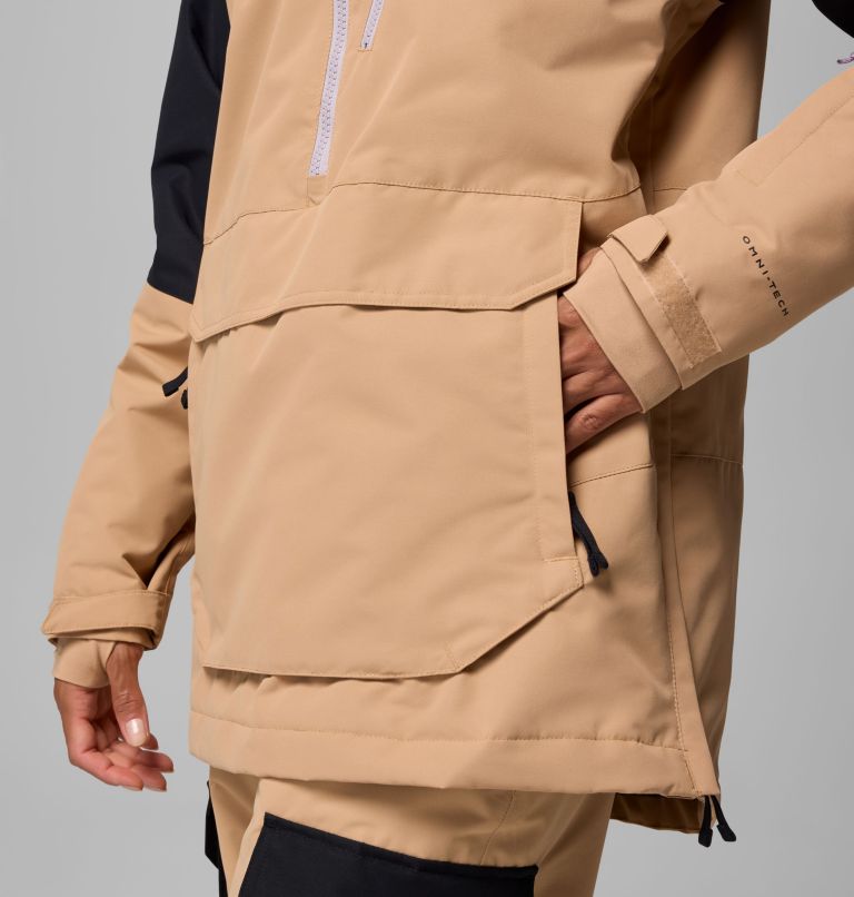 Coreshot wasserdichter isolierter Ski Anorak für Frauen, Color: Canoe, Black, image 10