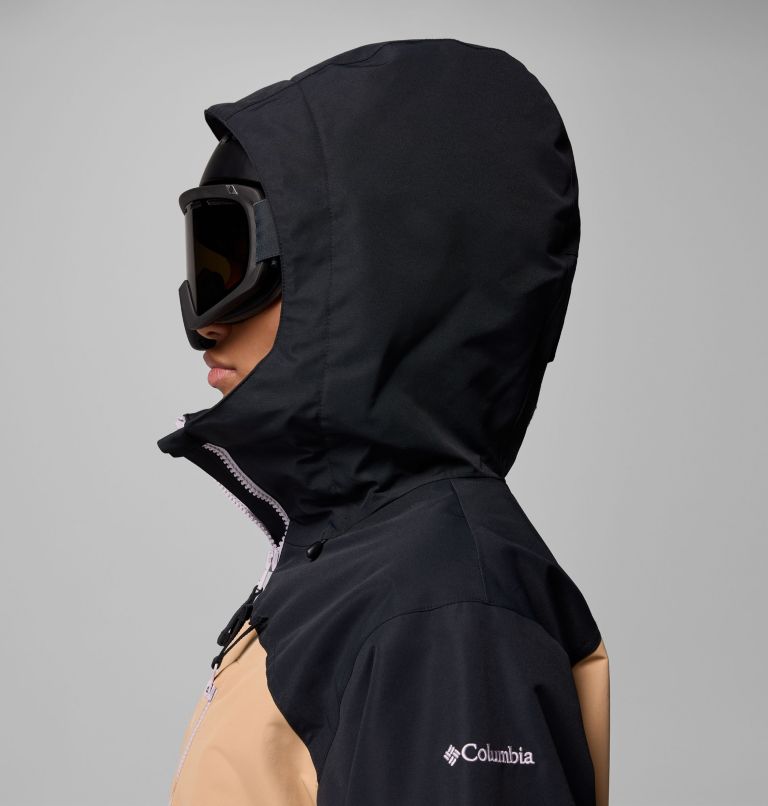 Coreshot wasserdichter isolierter Ski Anorak für Frauen, Color: Canoe, Black, image 12