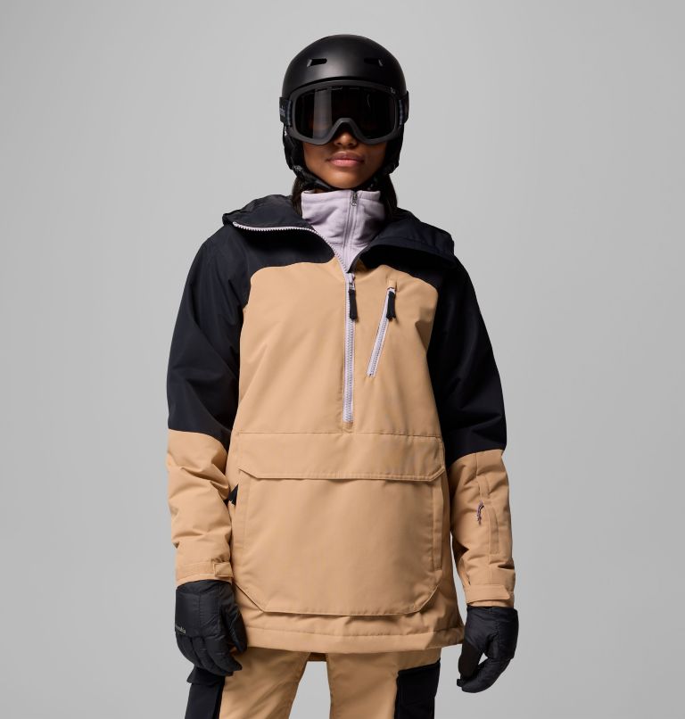 Coreshot wasserdichter isolierter Ski Anorak für Frauen, Color: Canoe, Black, image 1