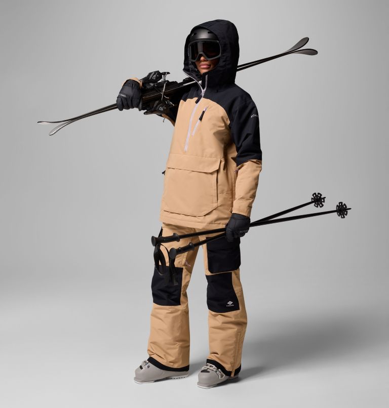 Coreshot wasserdichter isolierter Ski Anorak für Frauen, Color: Canoe, Black, image 2