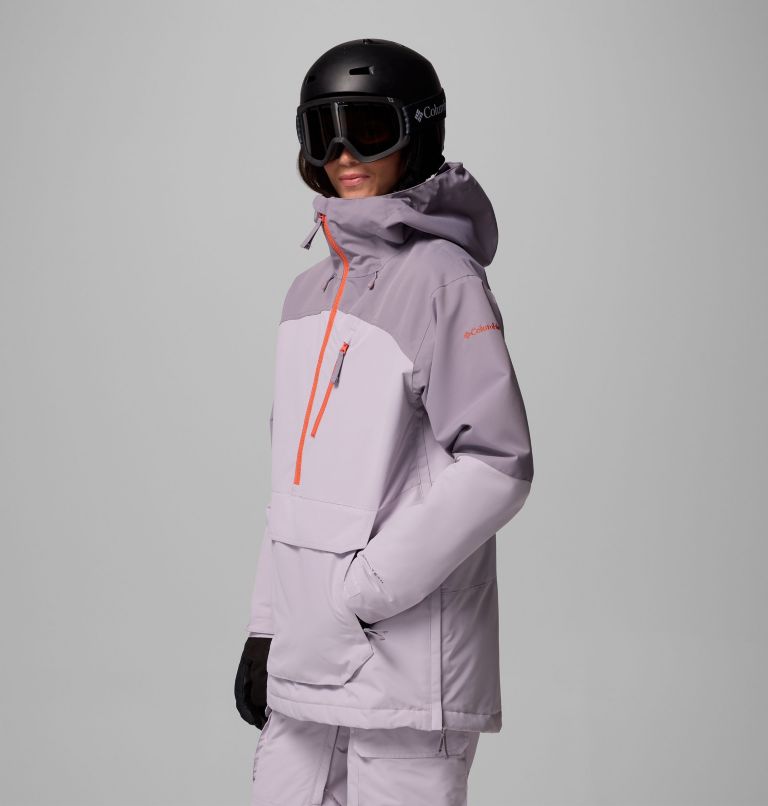 Coreshot wasserdichter isolierter Ski Anorak für Frauen, Color: Lavender Pearl, Shale Purple, image 4