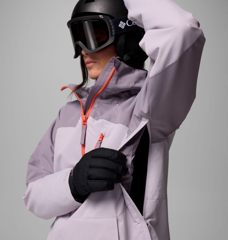 Coreshot wasserdichter isolierter Ski Anorak für Frauen, Color: Lavender Pearl, Shale Purple, image 7