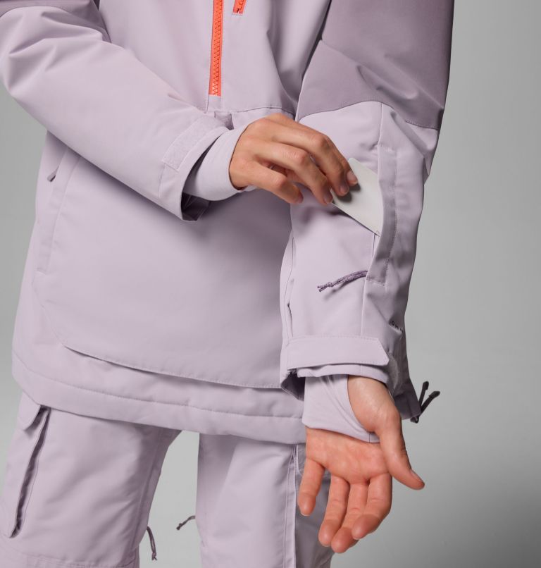 Coreshot wasserdichter isolierter Ski Anorak für Frauen, Color: Lavender Pearl, Shale Purple, image 8