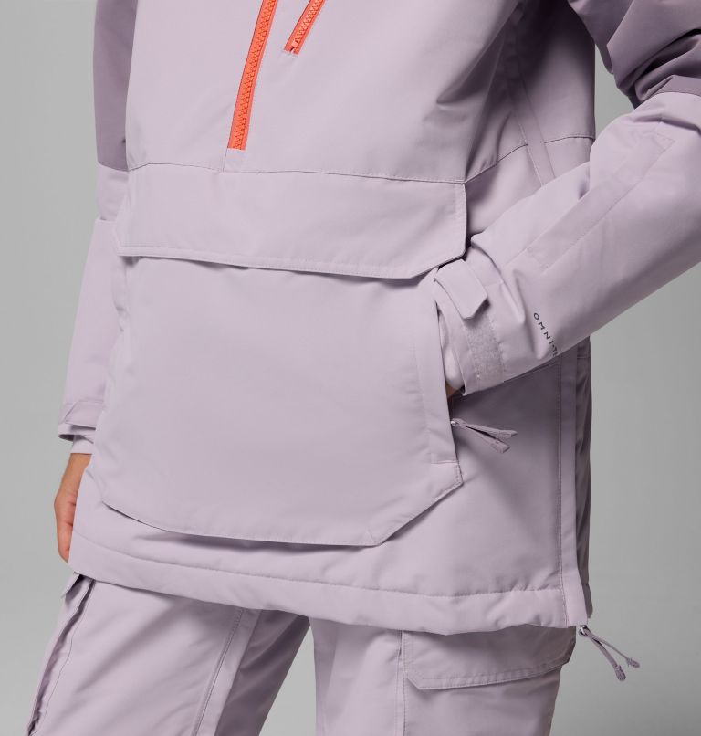 Coreshot wasserdichter isolierter Ski Anorak für Frauen, Color: Lavender Pearl, Shale Purple, image 10