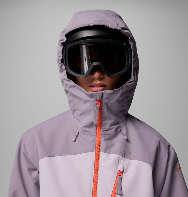 Coreshot wasserdichter isolierter Ski Anorak für Frauen, Color: Lavender Pearl, Shale Purple, image 12