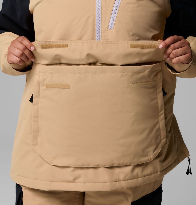 Women's Coreshot Anorak - Plus Size, Color: Canoe, Black, image 9