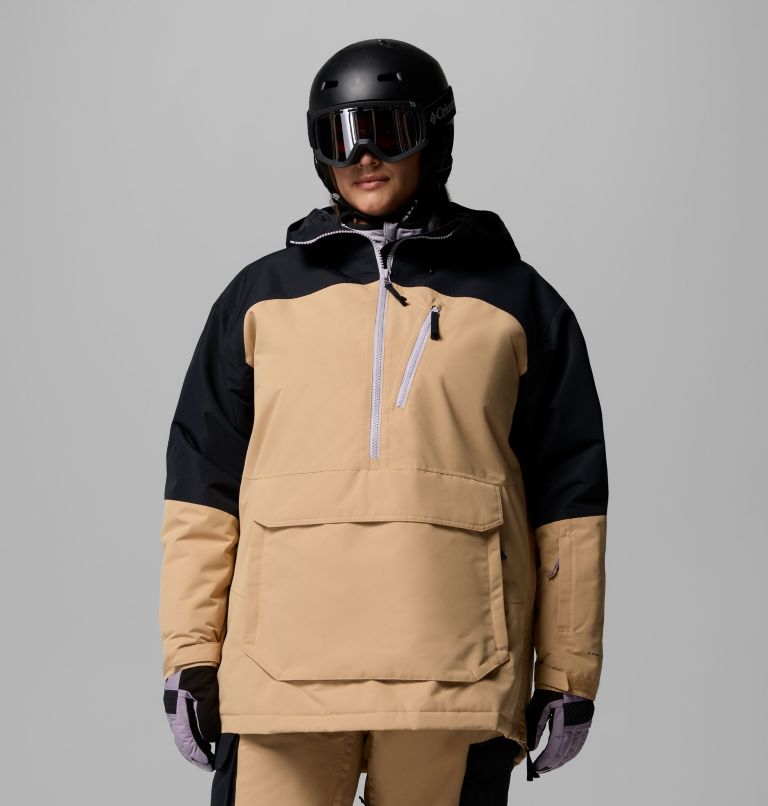 Women's Coreshot Anorak - Plus Size, Color: Canoe, Black, image 1