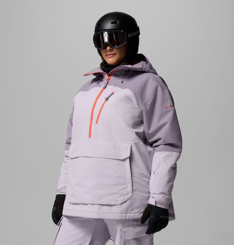 Women's Coreshot Anorak - Plus Size, Color: Lavender Pearl, Shale Purple, image 4