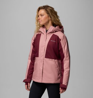 Women's Tipton Peak IV Insulated Jacket, Color: Rich Wine, Eraser Pink, image 4