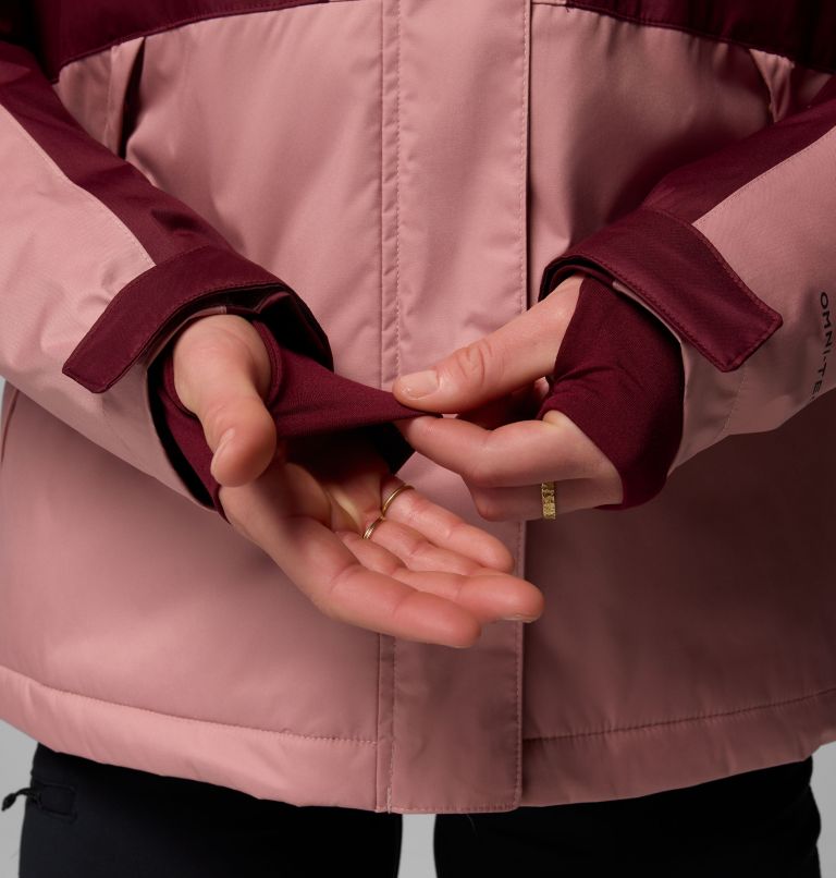 Women's Tipton Peak IV Insulated Jacket, Color: Rich Wine, Eraser Pink, image 9