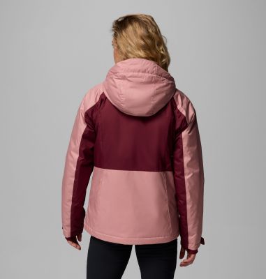 Women's Tipton Peak IV Insulated Jacket, Color: Rich Wine, Eraser Pink, image 3