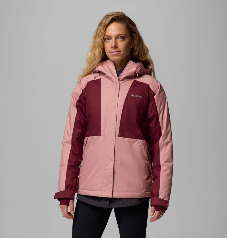 Women's Tipton Peak IV Insulated Jacket, Color: Rich Wine, Eraser Pink, image 1